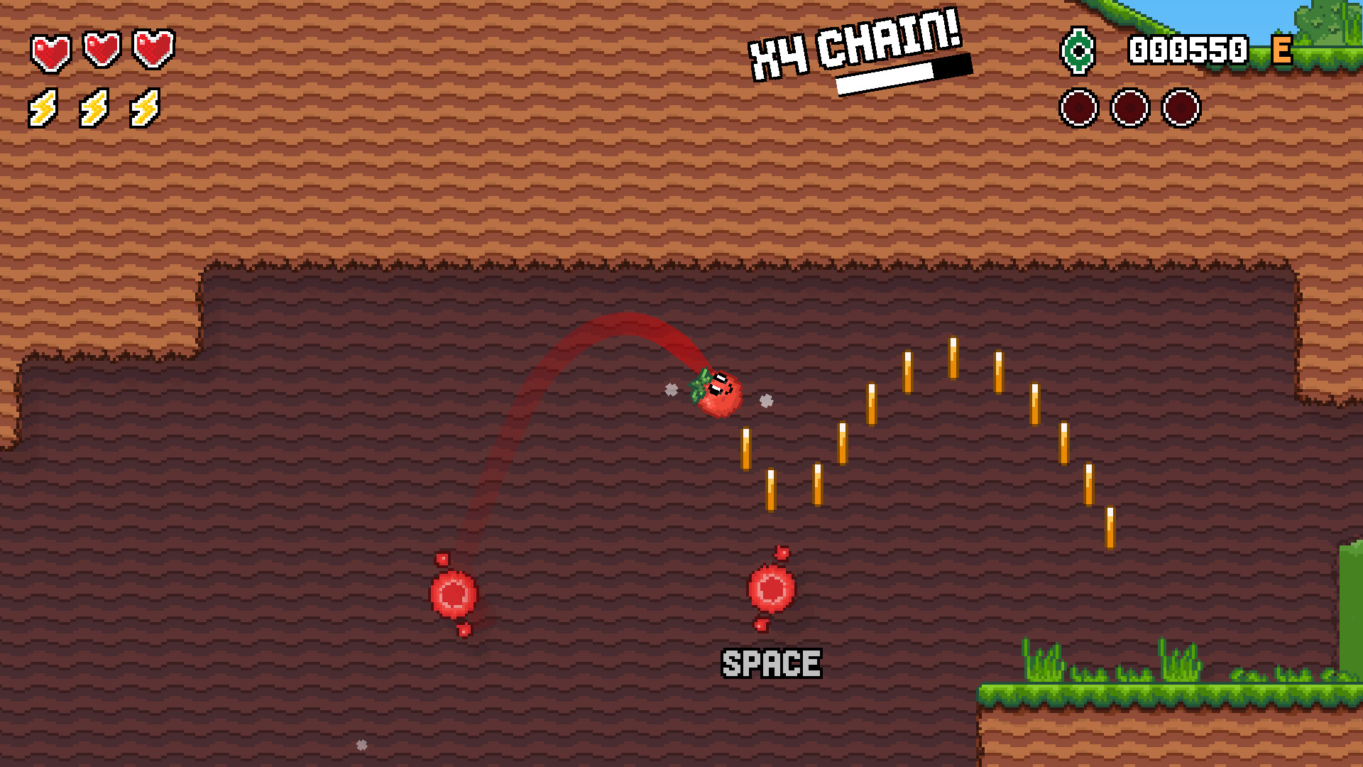 Jump Orb chaining in Watercolour Hills 2